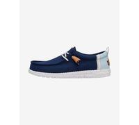 HEYDUDE Chaussures slip-on Wally Craft Lin Bleu marine/Multicolore Taille 41