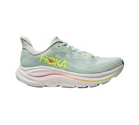 Hoka - Chaussures de running - Clifton 10 W Sea Glass/Neon Flame pour Femme - Taille 37 1/3 - Gris Gris 37 1/3