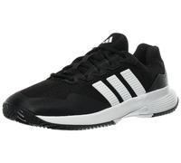 adidas Homme GAMECOURT 2 Tennis Shoes, Core Black/FTWR White/Silver met., 42 EU