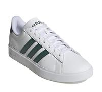 Chaussures Homme ADIDAS Grand Court Cloudfoam Comfort Blanc - Synthétique - Lacets - Plat 44