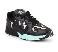 Chaussures Homme ADIDAS YUNG1 Noir-Vert clair - Lacets - Dessus Textile 44 2/3