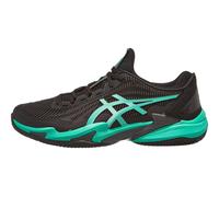 Chaussures Homme Asics Court FF 3 Black/Aurora Green - TERRE BATTUE