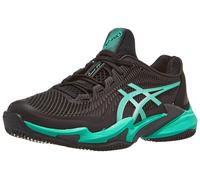 Chaussures Homme Asics Court FF 3 Black/Aurora Green - TERRE BATTUE