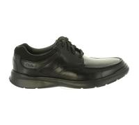 Chaussures Homme - CLARKS - COTRELL BLK SMOOTH LEA - Cuir Noir - Semelle flexible - Antidérapante 43