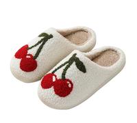 Chaussures Homme Hiver Chaussons FourréS Mouton Pantoufles en coton pour hommes, pantoufles légères et chaudes pour la maison, pantoufles en coton avec Chausson Femme Leopard Chaussette (Pink, 39)