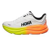 Hoka - Chaussures de running - Bondi 9 M White/Neon Tangerine pour Homme - Taille 46 - Orange Orange 46