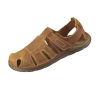 Chaussures Homme JOSEF SEIBEL Maverick 01 en Cuir Marron avec Fermeture Scratch - Talon 2cm 43