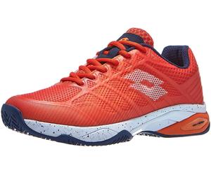 Chaussures Homme Lotto Mirage 300 Nectarine/Blanc - TERRE BATTUE