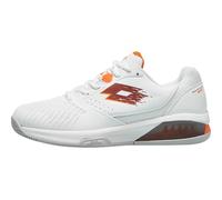 Chaussures Homme Lotto Raptor Hyperpulse 300 White/Red Men - TERRE BATTUE