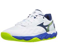 Chaussures Homme Mizuno Wave Enforce Court White/Blue/Yel - TOUTES SURFACES