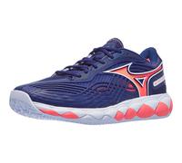 Chaussures Homme Mizuno Wave Enforce Tour 2 Bl / Wh / Lava - TERRE BATTUE
