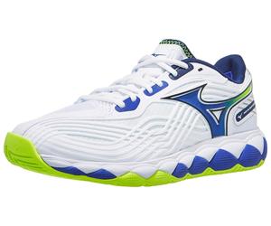 Chaussures Homme Mizuno Wave Enforce Tour 2 White/Blue - TOUTES SURFACES