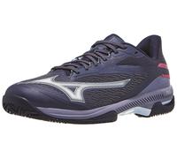 Chaussures Homme Mizuno Wave Exceed Court Grey/White/Blue TERRE BATTUE