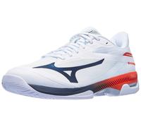 Chaussures Homme Mizuno Wave Exceed Court Wh / Blue / Orange - TOUTES SURFACES