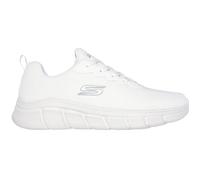 Skechers Baskets Homme Bobs B Flex Chill Edge – Tricot, Mousse à mémoire – Blanc cassé, 44 EU