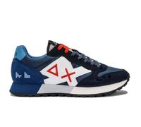 Chaussures Homme SUN68 Jaki Solid - Bleu - Lacets - Textile 44