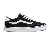 Vans Homme Brooklyn Ls Basket, SUEDE/CANVAS Black/White, 42.5 EU