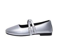 Chaussures Homme Ville Mocassins décontractés à Bout carré Plat Brillant,à Enfiler,Ouverture Peu Profonde,Respirants,légers et Confortables pour Un Usage Quotidien.