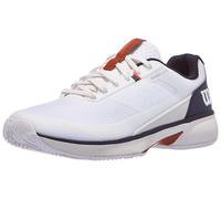 Chaussures Homme Wilson Rush Lite 5 White/Navy/Tofu - TERRE BATTUE