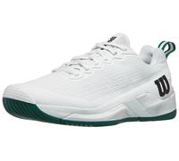 Wilson Homme Rush Pro 4.5 Tennis Shoe, White/White/Aventurine, 45 1/3 EU