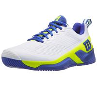 Chaussures Homme Wilson Rush Pro 4.5 White/Blue/Yellow TOUTES SURFACES
