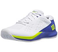 Chaussures Homme Wilson Rush Pro Ace White/Blue/Yellow - TOUTES SURFACES