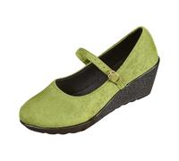 Chaussures Hommes Chaussures décontractées à Enfiler pour Femmes,Mocassins élégants en Daim à Talons compensés,Confortables et la Mode pour la Marche au Quotidien