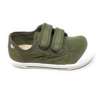 Chaussures Igor en toile avec embout en caoutchouc, modèle Canvas S10348 042, couleur vert kaki, double sangle, Vert kaki, 24 EU Larga