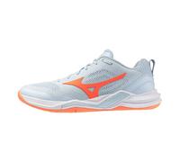 Mizuno Wave Stealth Pro Femmes 40 Bleu Clair/Orange