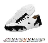 Chaussures Italiennes Basses Beck Faites à la Main for Hommes et Femmes, antidérapantes, Respirantes, rétro, Couleur bloquée, Baskets Tendance, légères, à Enfiler, Pieds Nus, Chaussures décontractées