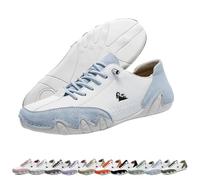 Chaussures Italiennes Basses Beck Faites à la Main for Hommes et Femmes, antidérapantes, Respirantes, rétro, Couleur bloquée, Baskets Tendance, légères, à Enfiler, Pieds Nus, Chaussures décontractées