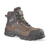 JALLATTE - Chaussures de sécurité Hautes Marron et Noire JALFIR SAS S3 CI an SRC 44 - Marron/Noir