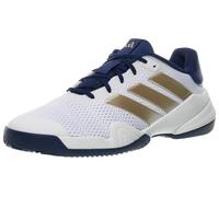 Chaussures Junior adidas Barricade K White/Dark Blue - TOUTES SURFACES