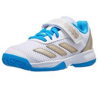 Chaussures Junior adidas Courtflash Comfort K White/Aqua - TOUTES SURFACES