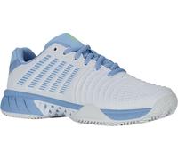 K-Swiss Femme Express Light 3 Chaussures de Tennis, WHT Dutch Canal Green, 39 EU