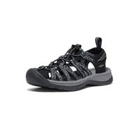 KEEN Femme Whisper Sandale, Black/Steel Grey, 39 EU