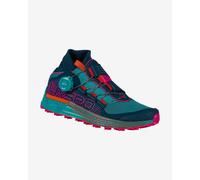 La Sportiva - Women's Cyklon - Chaussures de trail - EU 37 - storm blue / cherry tomato
