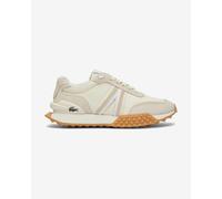Chaussures Lacoste L-Spin Deluxe blanc jaune clair beige femme - 39