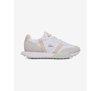 Chaussures Lacoste L-Spin Evo Leather blanc gris orange femme - 41