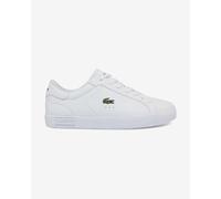 Chaussures Lacoste Powercourt blanc pur vert junior - 34.5