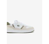 Lacoste T-Clip Set 225 3 Sma Baskets pour homme, Blanc/kaki, 45 EU