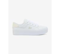 Chaussures Lacoste Ziane Platform blanc jaune femme - 38