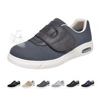 Chaussures Larges Diabétiques Orthopédiques pour Hommes Femmes Réglables Confort Respirantes Sandales de Marche pour Pieds Gonflés