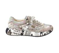 LAURA VITA, Burton 1123, Femme Basket_Mode_Basse Gris bi-matière - 41 EU