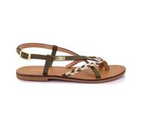 LES TROPEZIENNES PAR M. BELARBI Femme Chou Chaussures Ville Sandale, Kaki-Multi, 37 EU