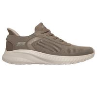 Chaussures lifestyle skechers bob squad chaos solid step taupe fonce homme