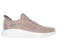 Chaussures lifestyle skechers bob squad chaos solid step taupe homme