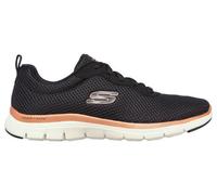 Chaussures lifestyle skechers flex appeal 4 0 brilliant view noir or rose femme