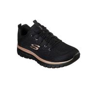 Skechers Chaussures Graceful Get Connected – Noir Femme – Taille 37,5