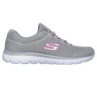 Chaussures lifestyle skechers summitsquick lapse gris fuschia femme